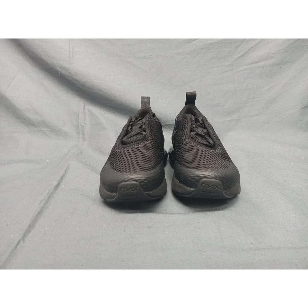Nike Air Max 270 (PS) Sneakers Mesh Triple Black Size 1.5Y BRAND NEW NO BOX! - Picture 3 of 10